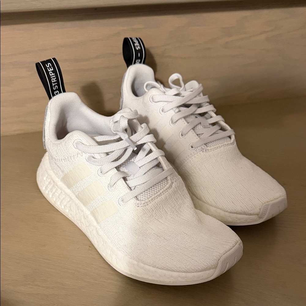 Adidas Triple White Running Shoes